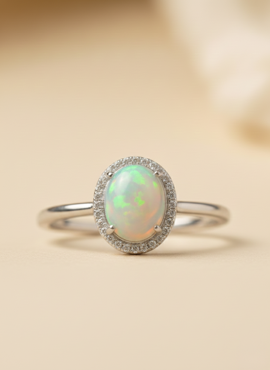 Opal Glow Ring