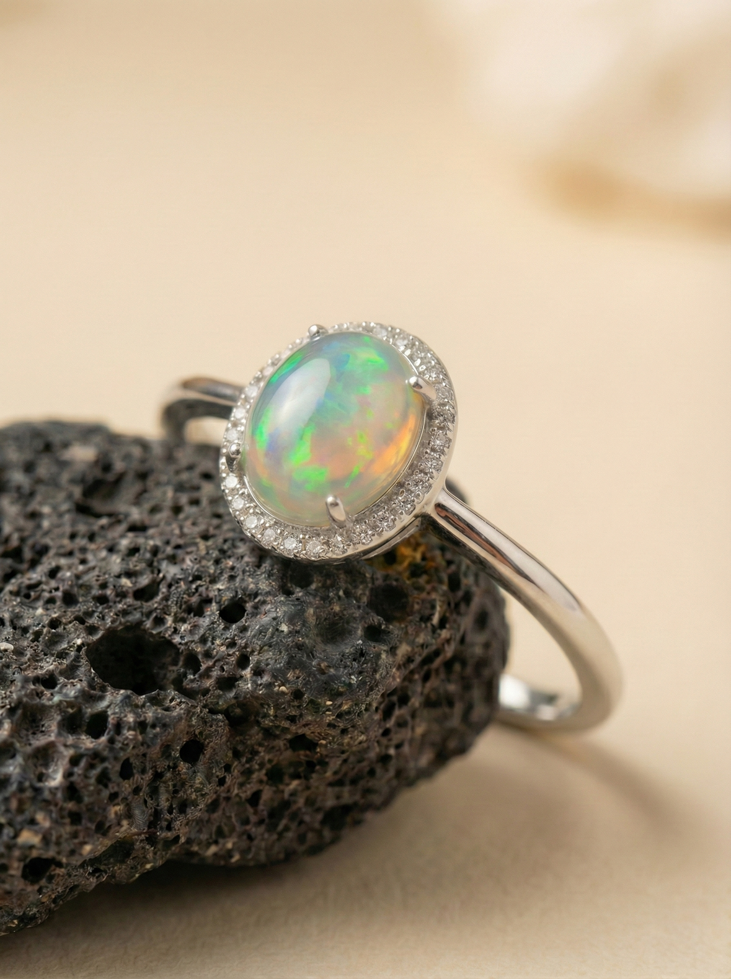 Opal Glow Ring