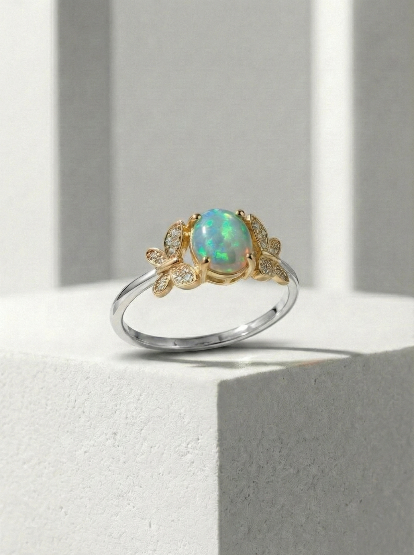 Opaline Bloom Ring
