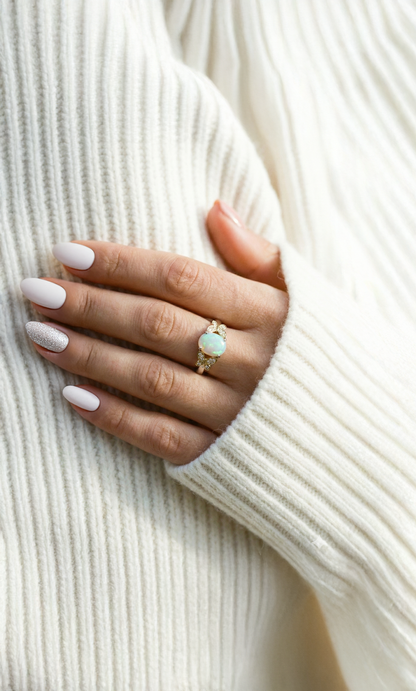 Opaline Bloom Ring