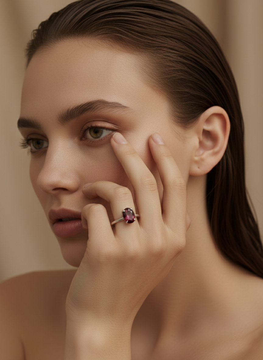 Garnet Anchor Ring