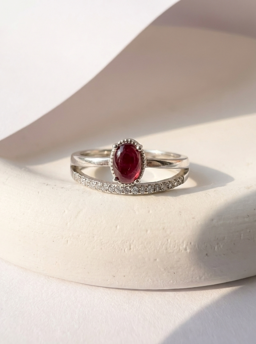 Garnet Ease Ring