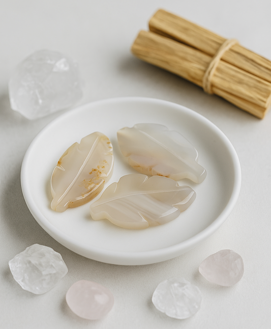 Agate Leaf Decor