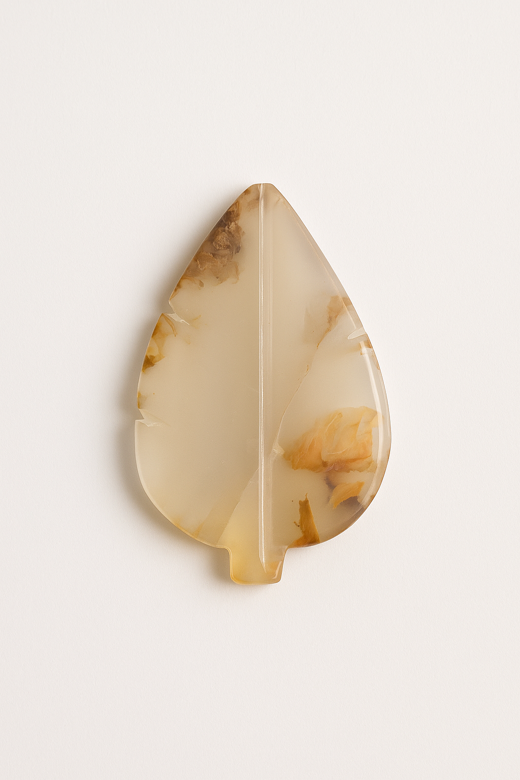Agate Leaf Decor