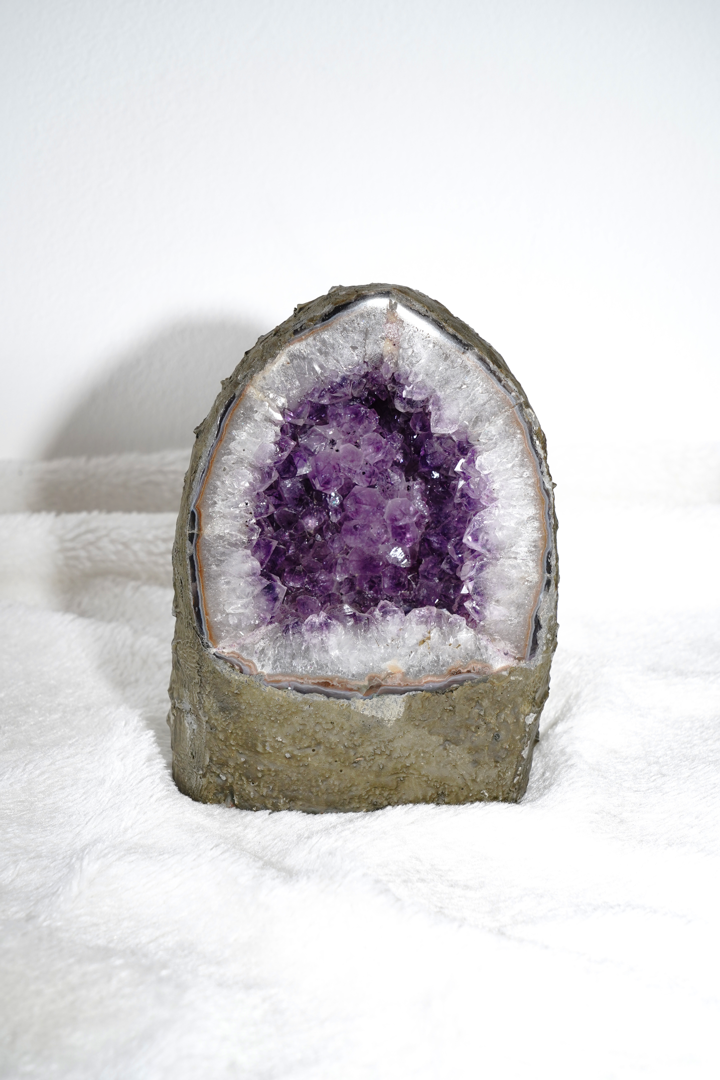 Amethyst Druzy Geode